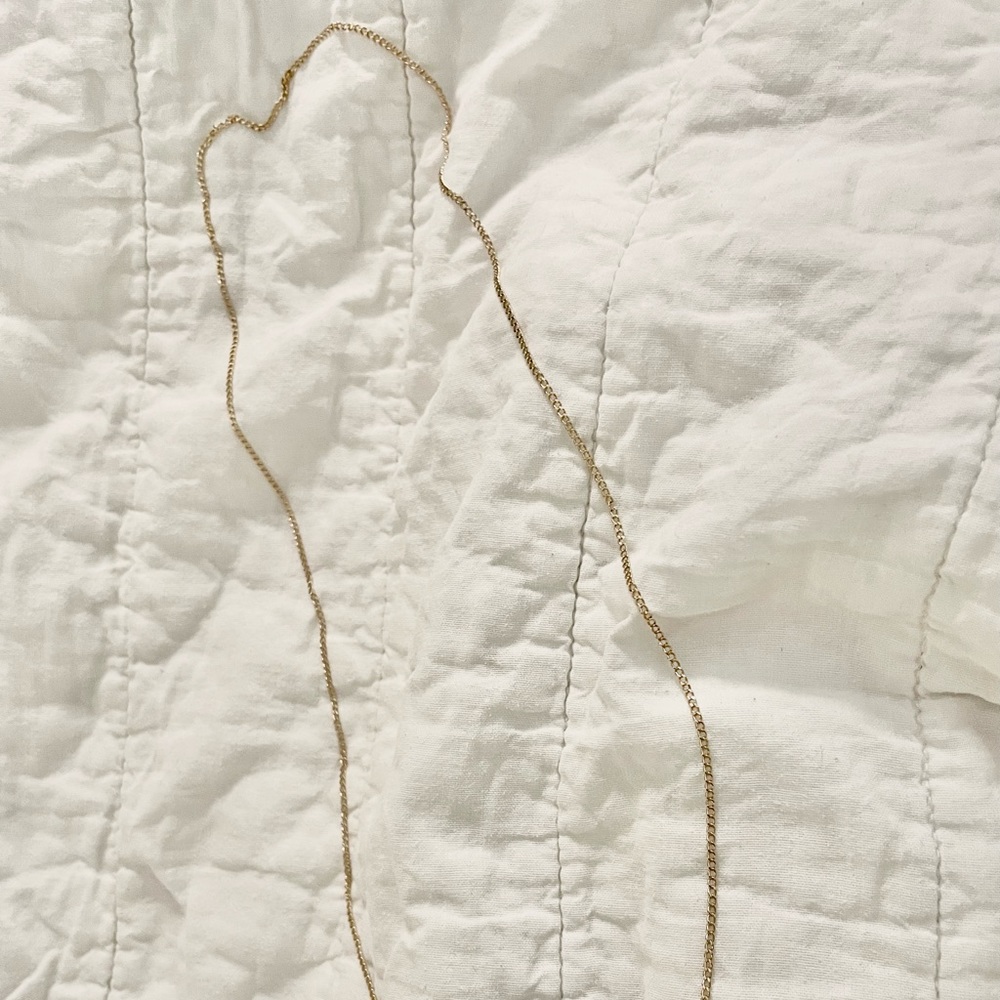 9K Gold Continuous Chain Necklace